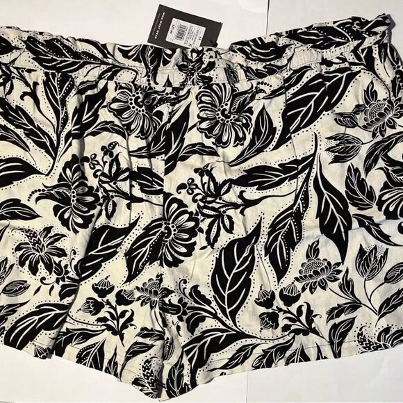 Who What Wear 4X paper bag style shorts linen rayon - Picture 4 of 5